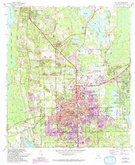 De Land Florida Historical topographic map, 1:24000 scale, 7.5 X 7.5 Minute, Year 1964