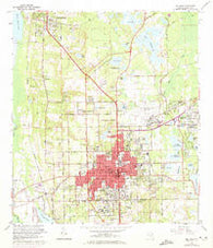 De Land Florida Historical topographic map, 1:24000 scale, 7.5 X 7.5 Minute, Year 1964