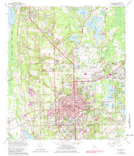 De Land Florida Historical topographic map, 1:24000 scale, 7.5 X 7.5 Minute, Year 1964