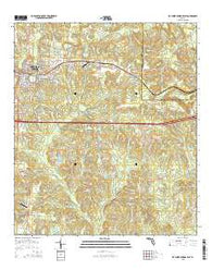 De Funiak Springs East Florida Current topographic map, 1:24000 scale, 7.5 X 7.5 Minute, Year 2015