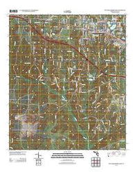 De Funiak Springs West Florida Historical topographic map, 1:24000 scale, 7.5 X 7.5 Minute, Year 2012
