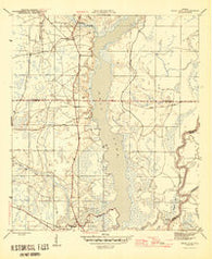 Dead Lake Florida Historical topographic map, 1:31680 scale, 7.5 X 7.5 Minute, Year 1945