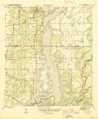 Dead Lake Florida Historical topographic map, 1:31680 scale, 7.5 X 7.5 Minute, Year 1945