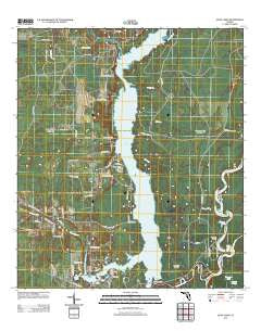 Dead Lakes Florida Historical topographic map, 1:24000 scale, 7.5 X 7.5 Minute, Year 2012