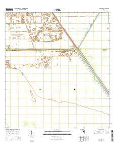 Deem City Florida Current topographic map, 1:24000 scale, 7.5 X 7.5 Minute, Year 2015