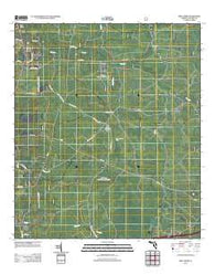 Deep Creek Florida Historical topographic map, 1:24000 scale, 7.5 X 7.5 Minute, Year 2012
