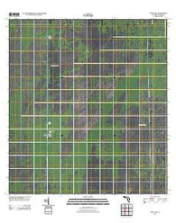 Deep Lake Florida Historical topographic map, 1:24000 scale, 7.5 X 7.5 Minute, Year 2012