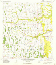 Deer Park NW Florida Historical topographic map, 1:24000 scale, 7.5 X 7.5 Minute, Year 1953
