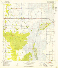 Deer Park SE Florida Historical topographic map, 1:24000 scale, 7.5 X 7.5 Minute, Year 1953