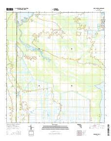 Deer Park NE Florida Current topographic map, 1:24000 scale, 7.5 X 7.5 Minute, Year 2015