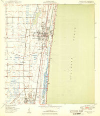 Delray Beach Florida Historical topographic map, 1:24000 scale, 7.5 X 7.5 Minute, Year 1950