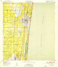 Delray Beach Florida Historical topographic map, 1:24000 scale, 7.5 X 7.5 Minute, Year 1950