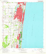 Delray Beach Florida Historical topographic map, 1:24000 scale, 7.5 X 7.5 Minute, Year 1962
