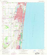 Delray Beach Florida Historical topographic map, 1:24000 scale, 7.5 X 7.5 Minute, Year 1962