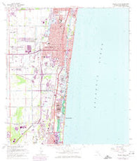 Delray Beach Florida Historical topographic map, 1:24000 scale, 7.5 X 7.5 Minute, Year 1962