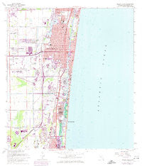 Delray Beach Florida Historical topographic map, 1:24000 scale, 7.5 X 7.5 Minute, Year 1962