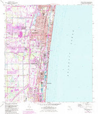 Delray Beach Florida Historical topographic map, 1:24000 scale, 7.5 X 7.5 Minute, Year 1962