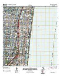 Delray Beach Florida Historical topographic map, 1:24000 scale, 7.5 X 7.5 Minute, Year 2012