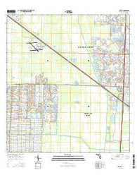 Delta Florida Current topographic map, 1:24000 scale, 7.5 X 7.5 Minute, Year 2015