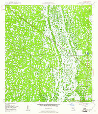 Delta Florida Historical topographic map, 1:24000 scale, 7.5 X 7.5 Minute, Year 1945