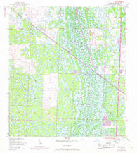 Delta Florida Historical topographic map, 1:24000 scale, 7.5 X 7.5 Minute, Year 1945
