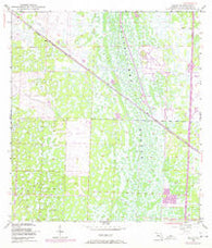 Delta Florida Historical topographic map, 1:24000 scale, 7.5 X 7.5 Minute, Year 1945