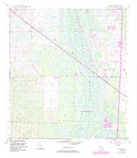 Delta Florida Historical topographic map, 1:24000 scale, 7.5 X 7.5 Minute, Year 1945