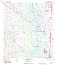 Delta Florida Historical topographic map, 1:24000 scale, 7.5 X 7.5 Minute, Year 1945