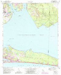 Destin Florida Historical topographic map, 1:24000 scale, 7.5 X 7.5 Minute, Year 1970