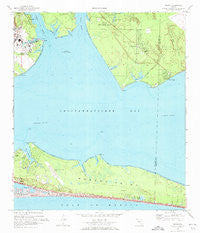Destin Florida Historical topographic map, 1:24000 scale, 7.5 X 7.5 Minute, Year 1970