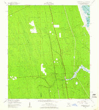 Dinner Island NE Florida Historical topographic map, 1:24000 scale, 7.5 X 7.5 Minute, Year 1956