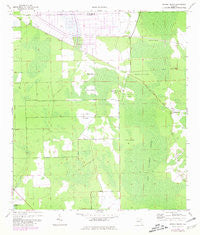 Dinner Island Florida Historical topographic map, 1:24000 scale, 7.5 X 7.5 Minute, Year 1970