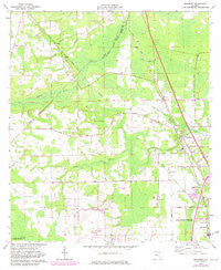 Dinsmore Florida Historical topographic map, 1:24000 scale, 7.5 X 7.5 Minute, Year 1964