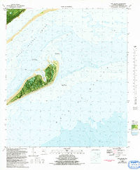 Dog Island Florida Historical topographic map, 1:24000 scale, 7.5 X 7.5 Minute, Year 1982