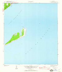 Dog Island Florida Historical topographic map, 1:24000 scale, 7.5 X 7.5 Minute, Year 1943