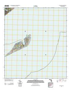 Dog Island Florida Historical topographic map, 1:24000 scale, 7.5 X 7.5 Minute, Year 2012