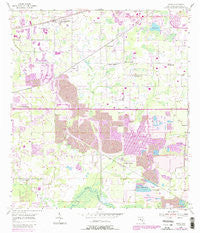 Dover Florida Historical topographic map, 1:24000 scale, 7.5 X 7.5 Minute, Year 1955
