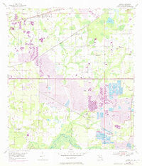 Dover Florida Historical topographic map, 1:24000 scale, 7.5 X 7.5 Minute, Year 1955