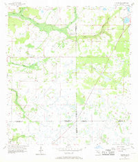 Duette NE Florida Historical topographic map, 1:24000 scale, 7.5 X 7.5 Minute, Year 1956