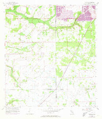 Duette NE Florida Historical topographic map, 1:24000 scale, 7.5 X 7.5 Minute, Year 1956