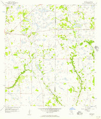 Duette Florida Historical topographic map, 1:24000 scale, 7.5 X 7.5 Minute, Year 1956