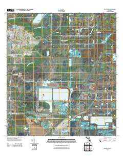 Duette NE Florida Historical topographic map, 1:24000 scale, 7.5 X 7.5 Minute, Year 2012