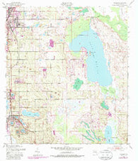 Dundee Florida Historical topographic map, 1:24000 scale, 7.5 X 7.5 Minute, Year 1953