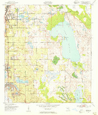 Dundee Florida Historical topographic map, 1:24000 scale, 7.5 X 7.5 Minute, Year 1953