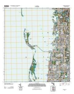 Dunedin Florida Historical topographic map, 1:24000 scale, 7.5 X 7.5 Minute, Year 2012