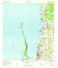 Dunedin Florida Historical topographic map, 1:24000 scale, 7.5 X 7.5 Minute, Year 1943