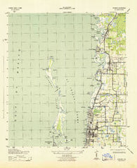 Dunedin Florida Historical topographic map, 1:31680 scale, 7.5 X 7.5 Minute, Year 1943