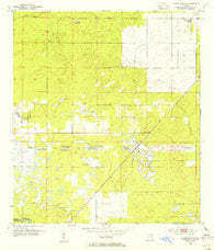Dunnellon SE Florida Historical topographic map, 1:24000 scale, 7.5 X 7.5 Minute, Year 1954