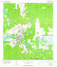 Dunnellon Florida Historical topographic map, 1:24000 scale, 7.5 X 7.5 Minute, Year 1954
