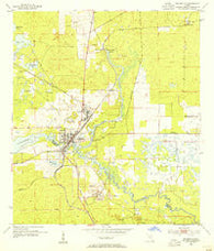 Dunnellon Florida Historical topographic map, 1:24000 scale, 7.5 X 7.5 Minute, Year 1954